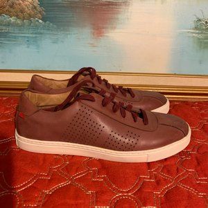 Marc Joseph Leather Sneakers Shoes 122003 Berry Men's 7/Women's 8.5
